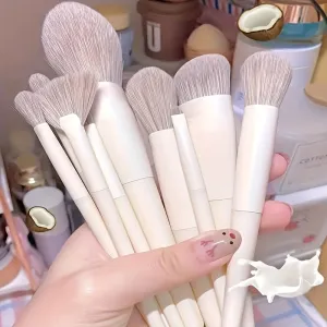 Hypoallergenic Palm Makeup Brush Set