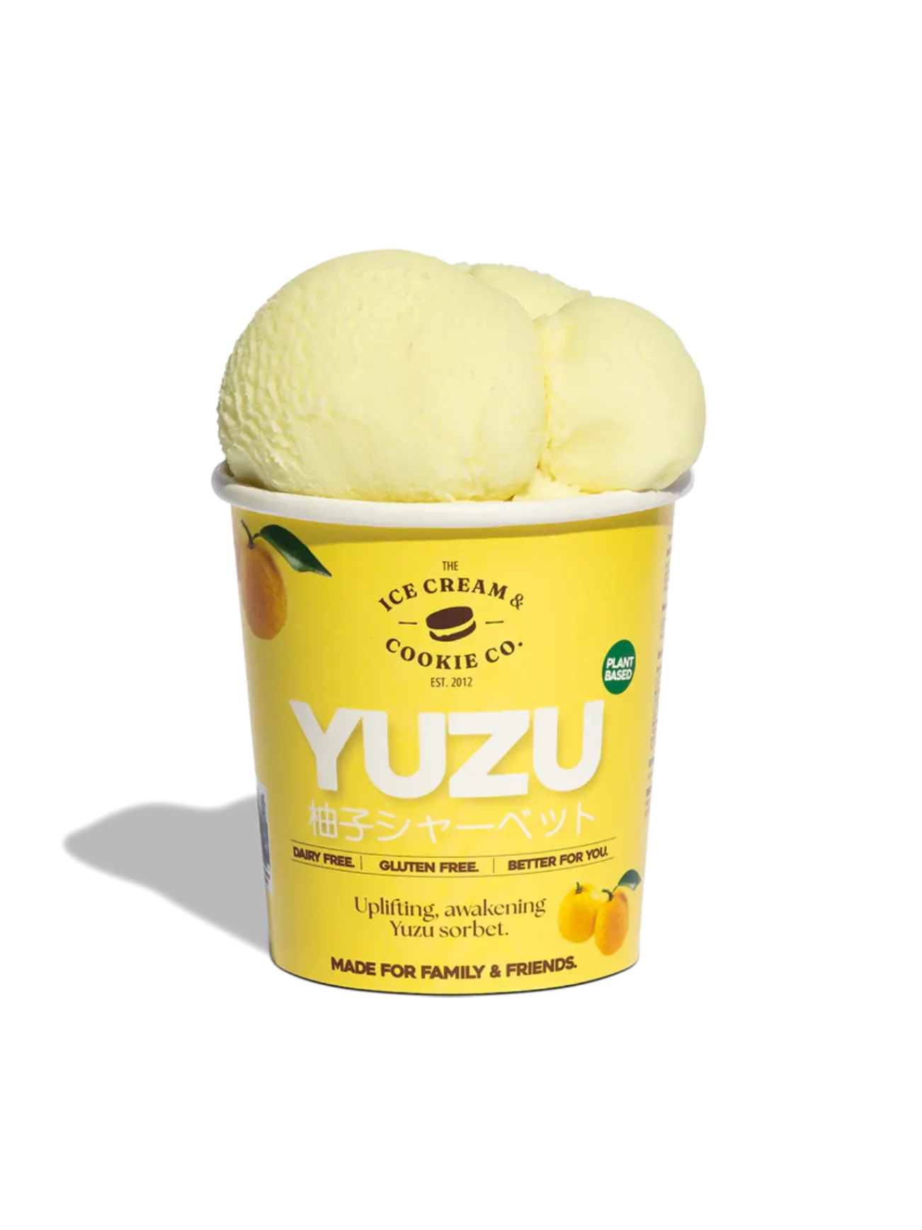 ICE CREAM & COOKIE CO PB YUZU SORBET 473ML