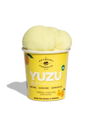 ICE CREAM & COOKIE CO PB YUZU SORBET 473ML