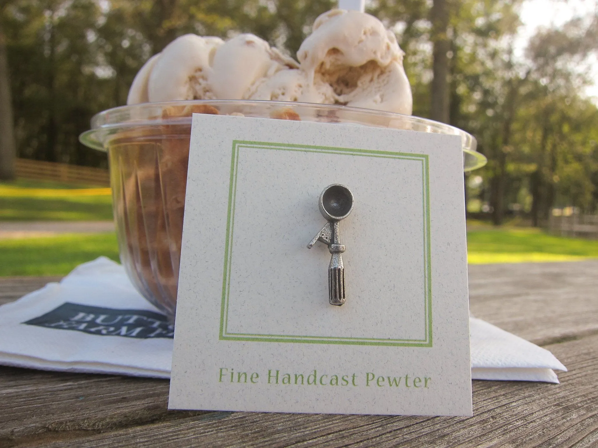 Ice Cream Scoop Lapel Pin