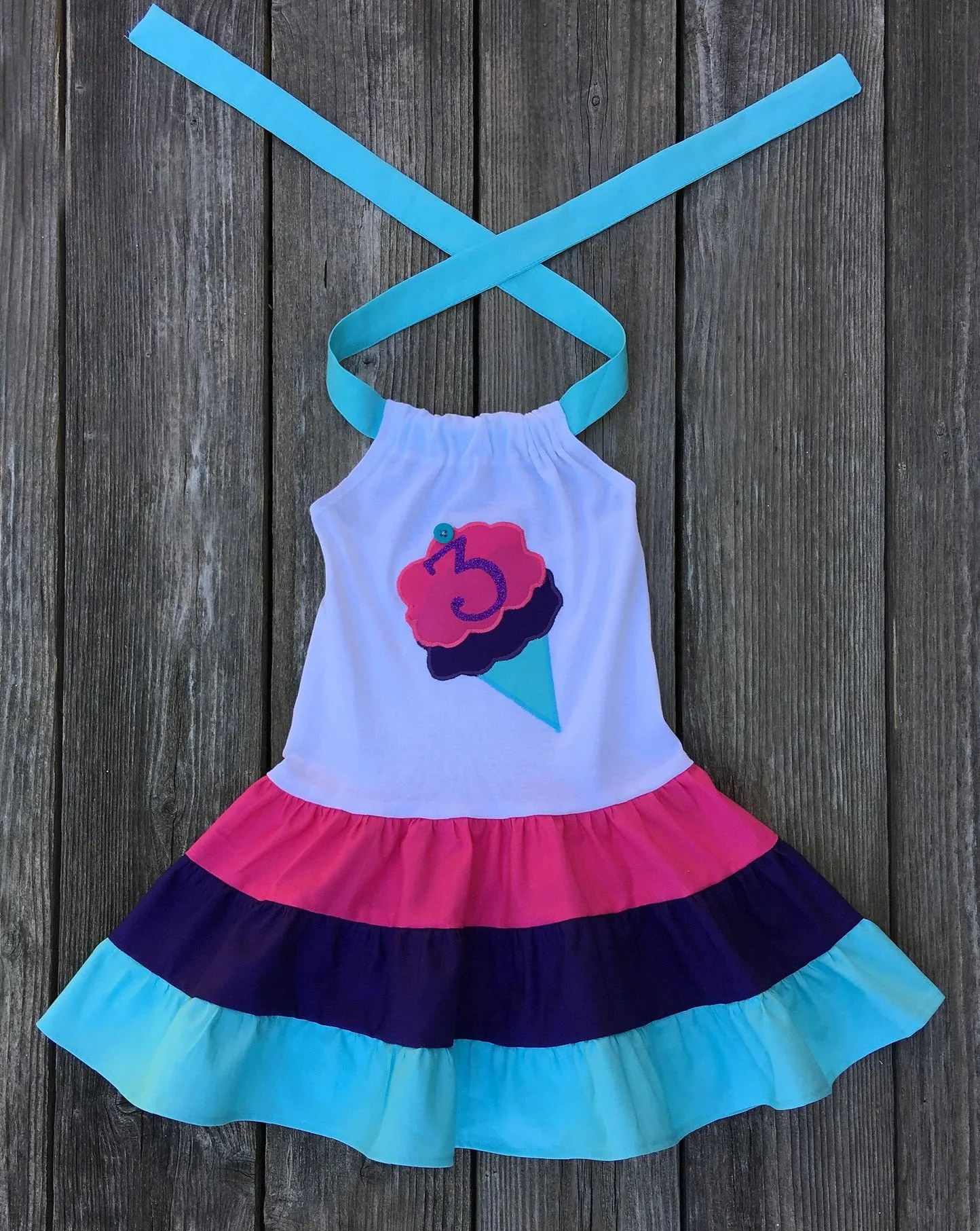 Ice Cream Social Birthday Dress