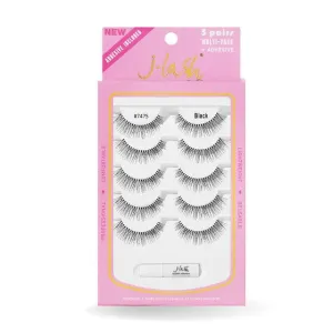 J-lash 5 Pair w/ Adhesive - #747S