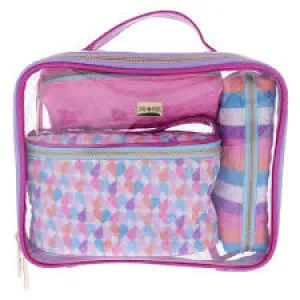 Jane Marie Sweet Heart Toiletry Bag Set