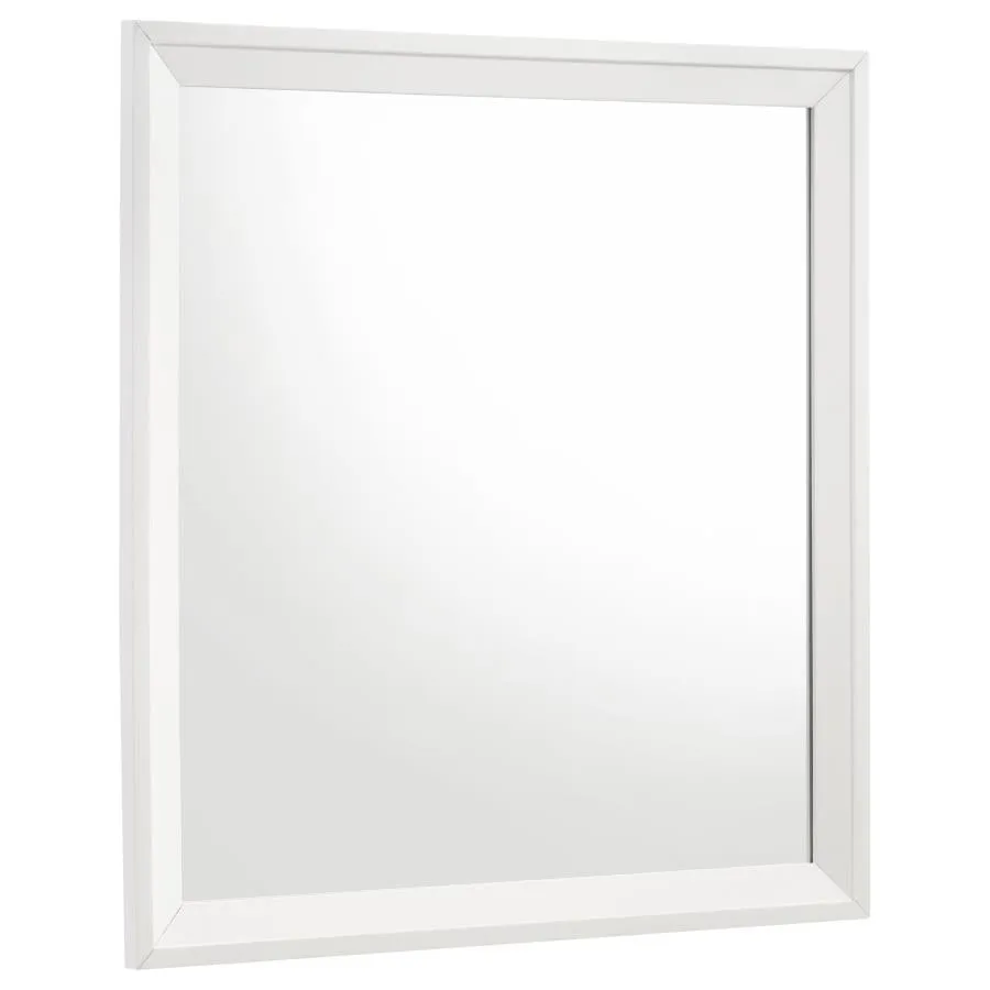 Janelle Rectangular Dresser Mirror White