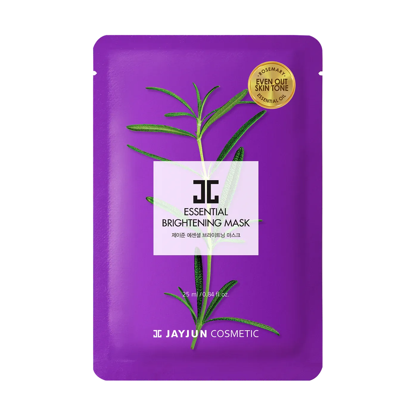 JAYJUN Essential Brightening Up Mask قناع ورقي بزيت اكليل الجبل