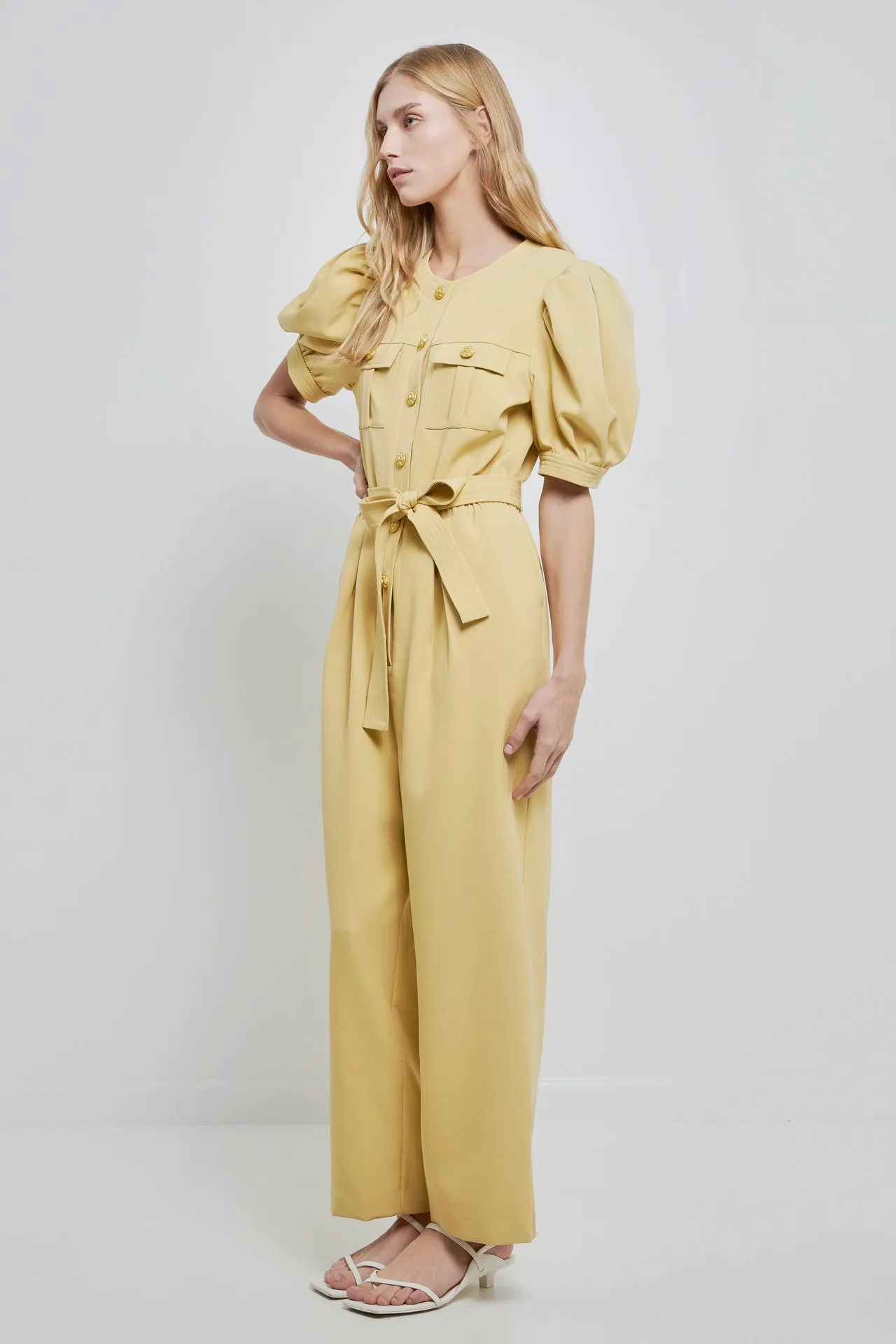 Jumpsuit with Button Detail