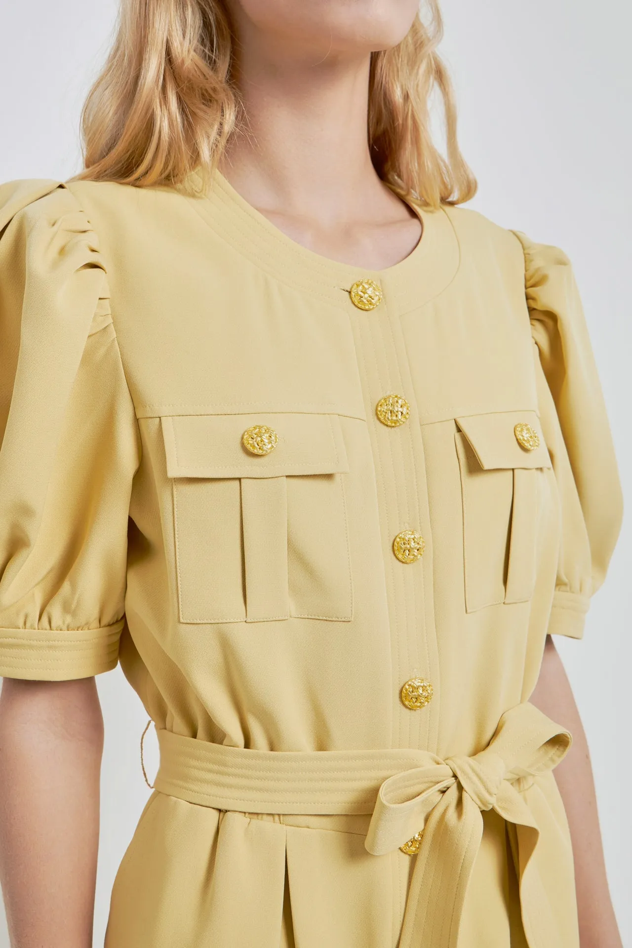Jumpsuit with Button Detail
