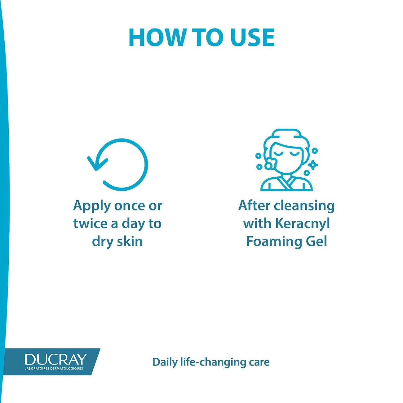 Keracnyl Repair Cream 48H of Hydration - Acne-Prone Skin Using Drying Treatments