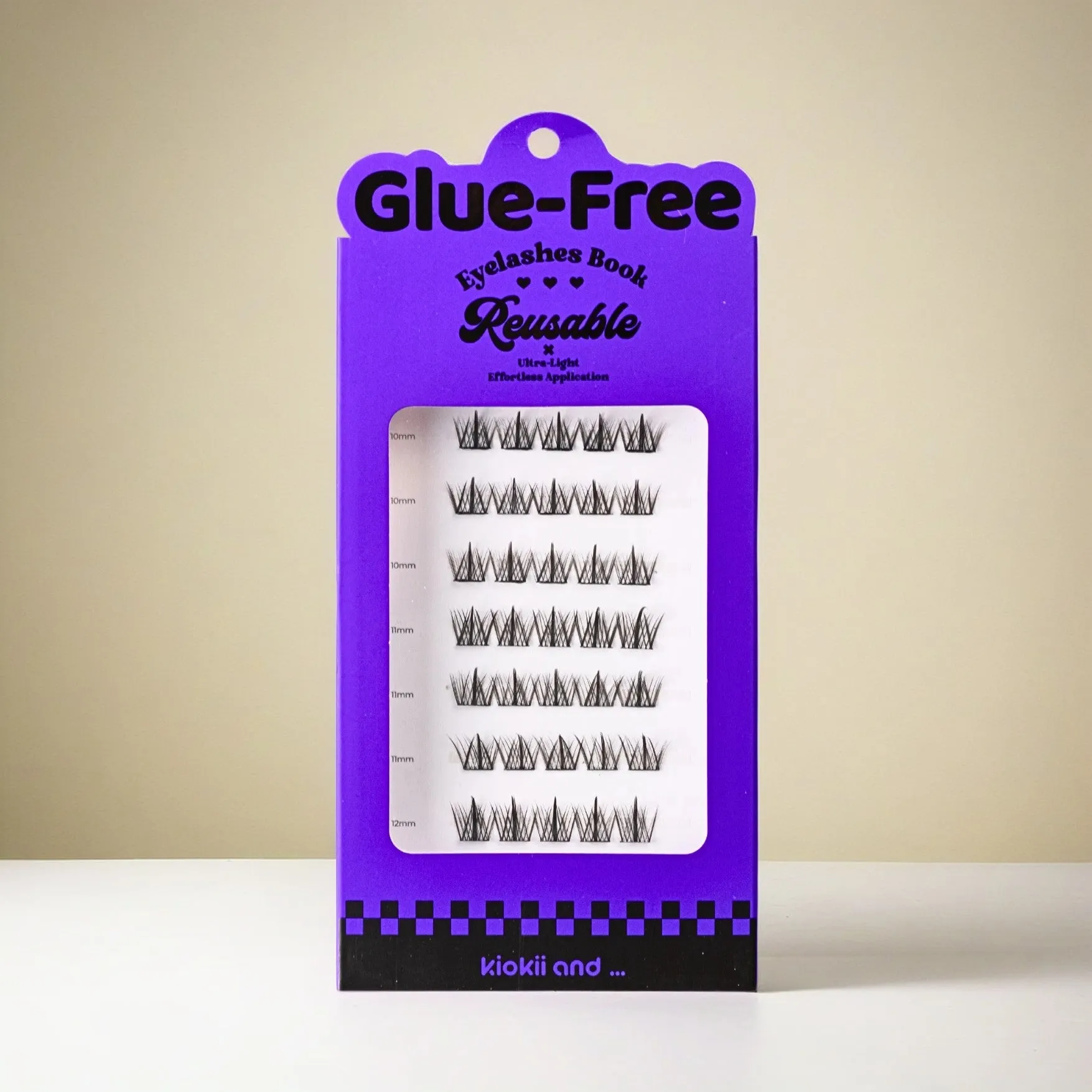 Kiokii and... Eyelashes Book Cluster Lashes - Elegant Length 10mm-12mm