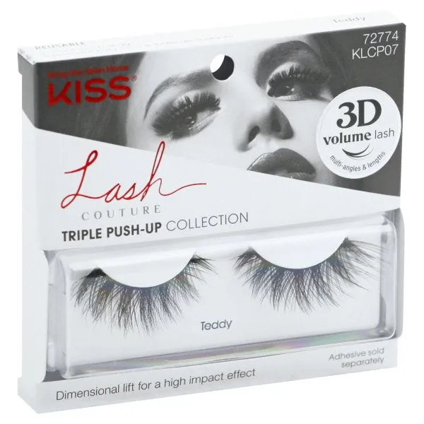 KISS - Lash Couture Triple Push-Up Collection Teddy - 1 Count
