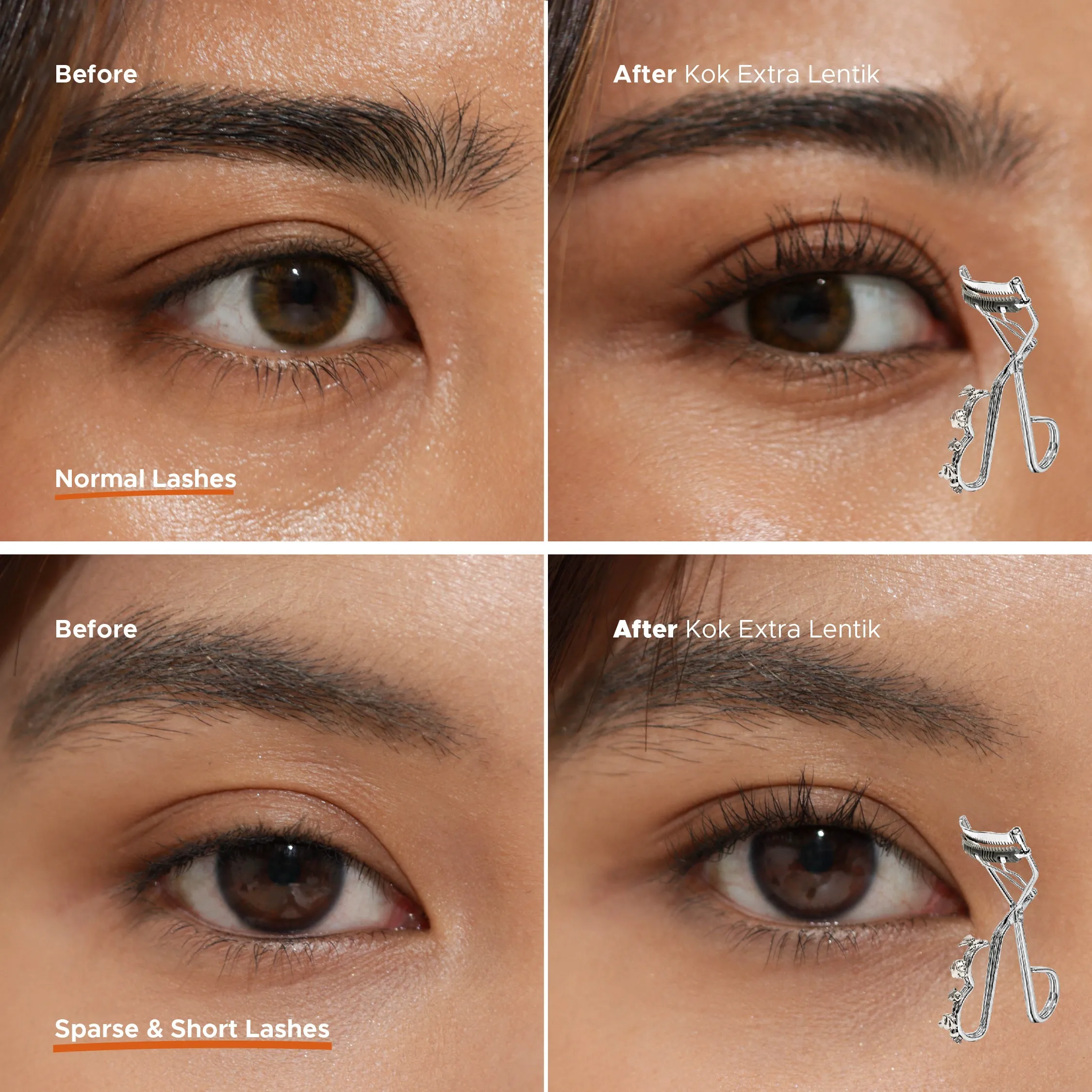 Kok Extra Lentik - Patented Eyelash Curler   Free Blind Box