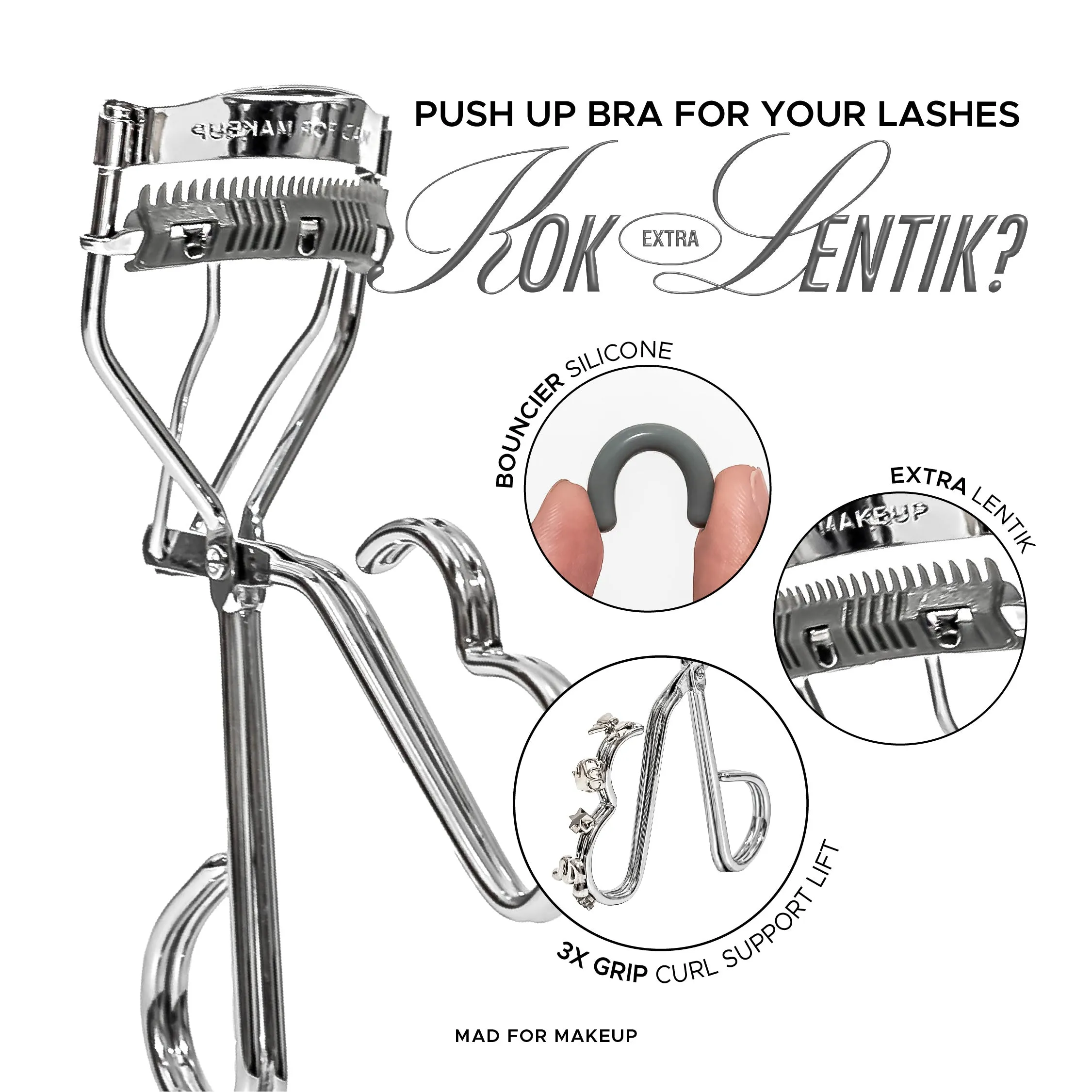 Kok Extra Lentik - Patented Eyelash Curler   Free Blind Box