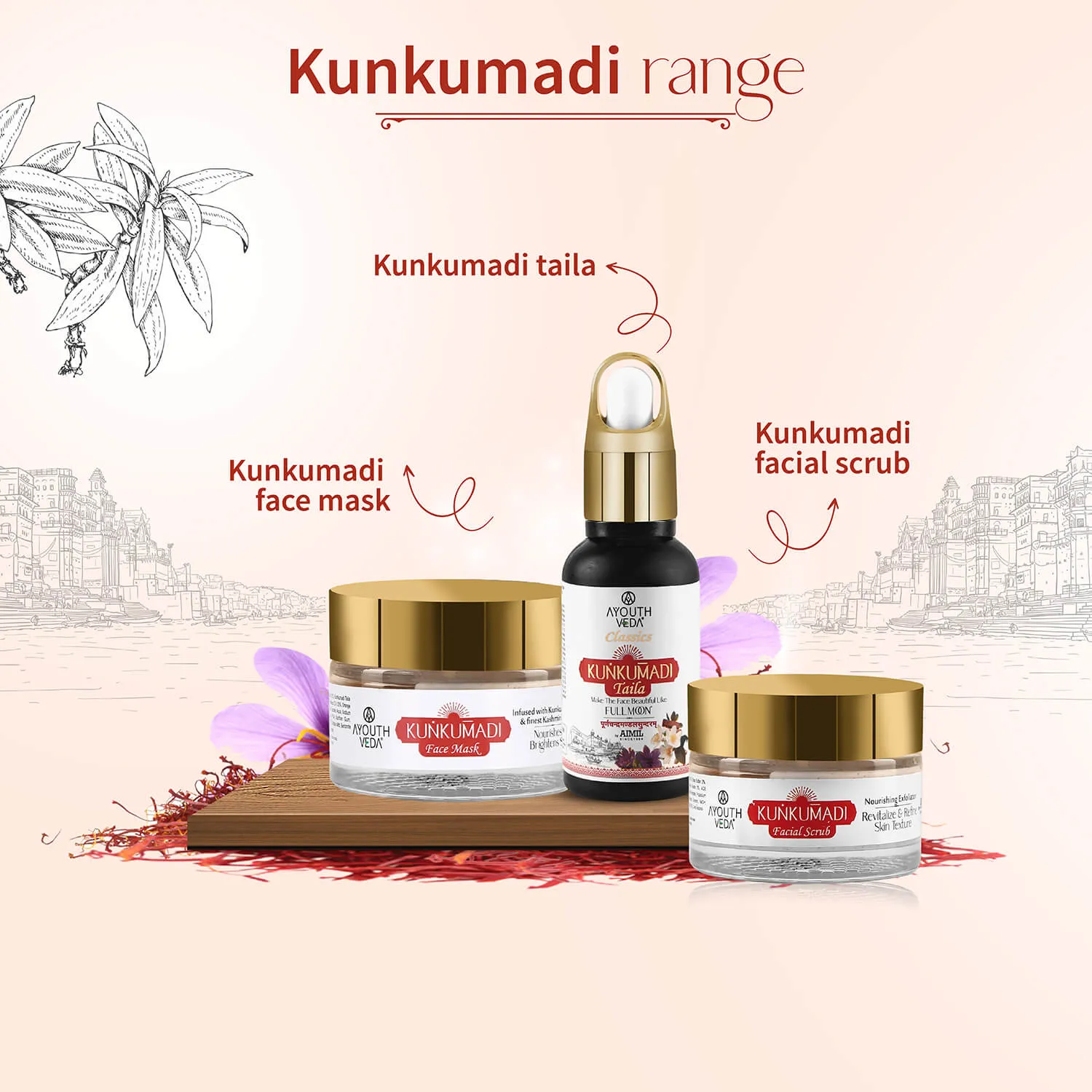 Kunkumadi Facial Scrub ( Net Qty -50g )