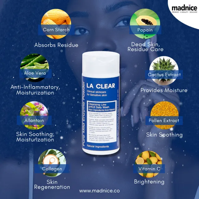 La Clear Pure & Mild Enzyme Powder - 70g