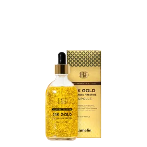 LAMELIN Anti Wrinkle & Whithening 24 K Gold Collagen Prestige Ampoule