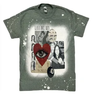 Lana Del Rey- Vintage Grey Bleach T-shirt
