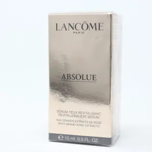 Lancome Absolue Revitalizing Eye Serum  0.5oz/15ml New With Box