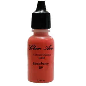Large Bottle Glam Air Airbrush B9 Strawberry Blush Water-based Makeup (0.50oz)