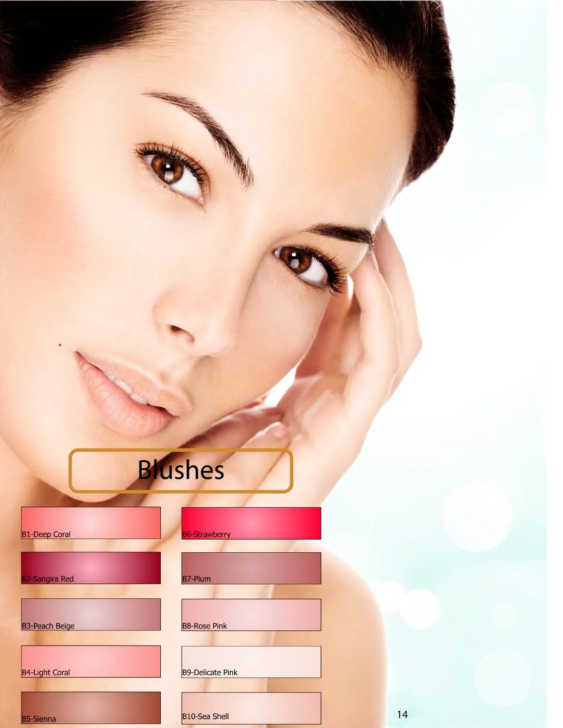 Large Bottle Glam Air Airbrush B9 Strawberry Blush Water-based Makeup (0.50oz)