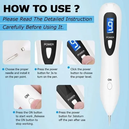 Laser Plasma Freckle and Mole Dark Spot Remover Pen