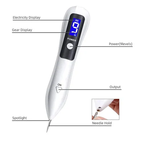 Laser Plasma Freckle and Mole Dark Spot Remover Pen