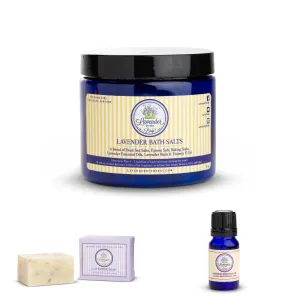 Lavender Bath Set