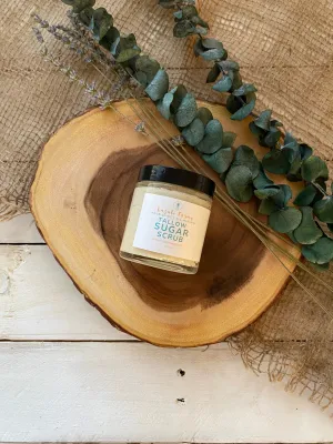 Lavender Vanilla Sugar Scrub | Tallow   Sugar   Lavender   Vanilla | Facial Cleansing & Hydration