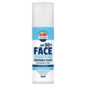 Le Tan SPF50  Face Sensitive Invisible Fluid 50ml