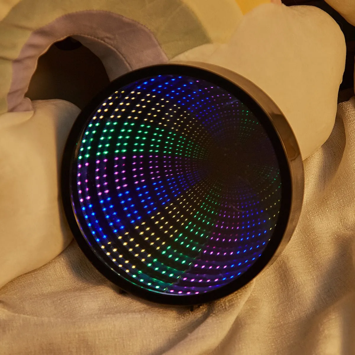 LED Infinity Mirror - Creative Mirror Tunnel Light