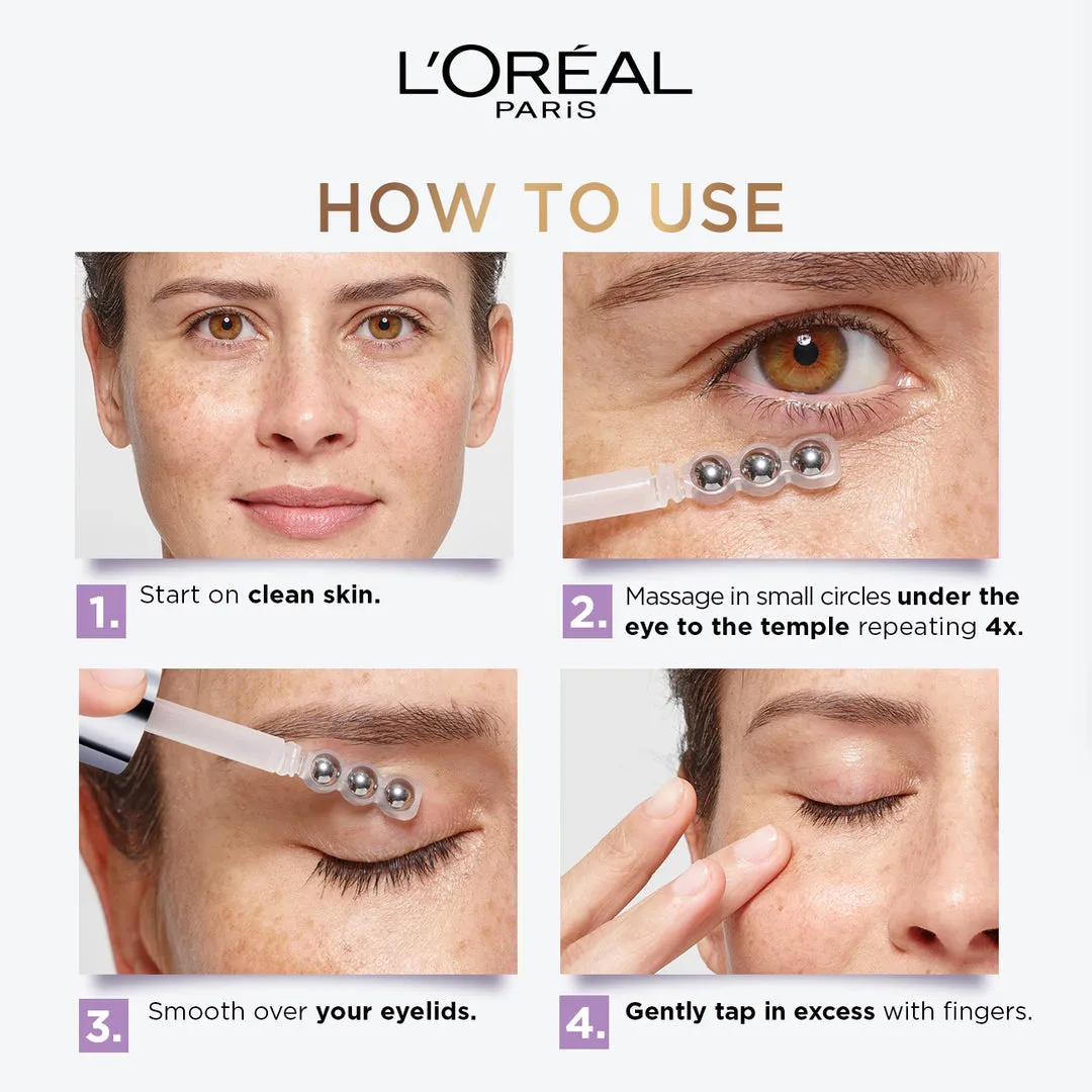 L’Oréal Paris Hyaluron Expert Eye Serum with 2.5% Hyaluronic Acid & Caffeine