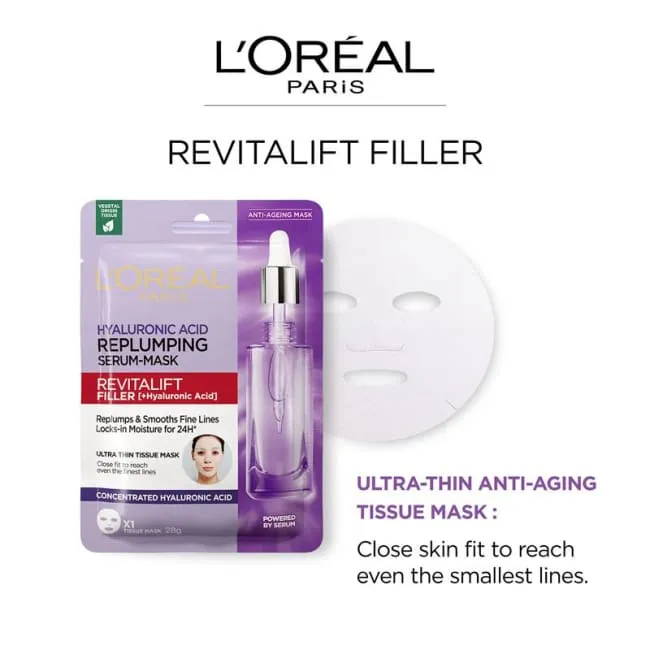 L'Oréal Paris Revitalift Filler Hyaluronic Acid Sheet Mask