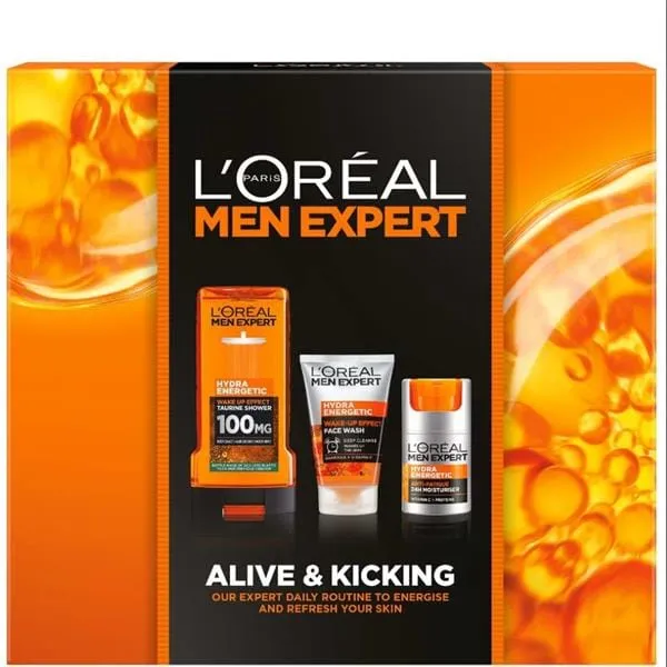 L'Oreal Men Expert Alive And Kicking 3 Piece Gift Set