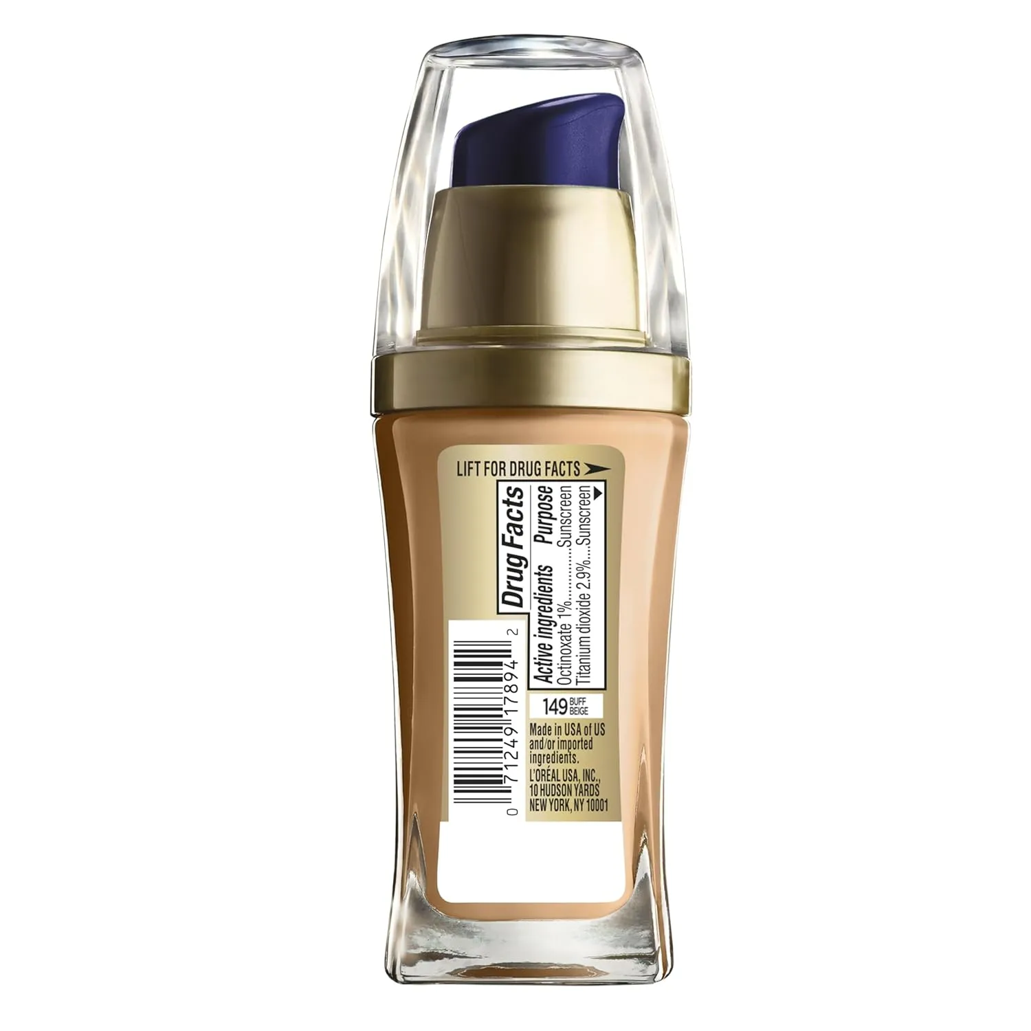 L'Oreal Paris Visible Lift Serum Absolute Foundation, Buff Beige, 1 Ounce