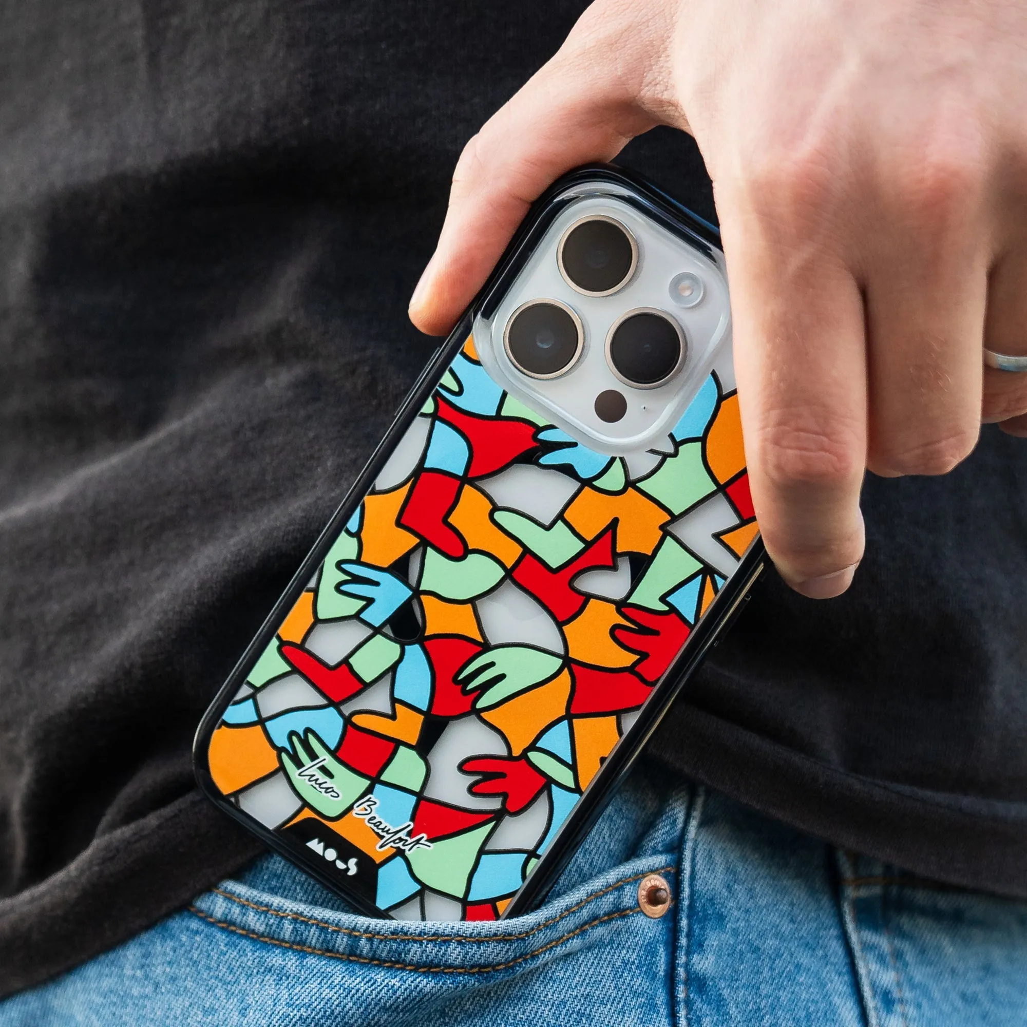 Lucas Beaufort Multicolour Printed Phone Case