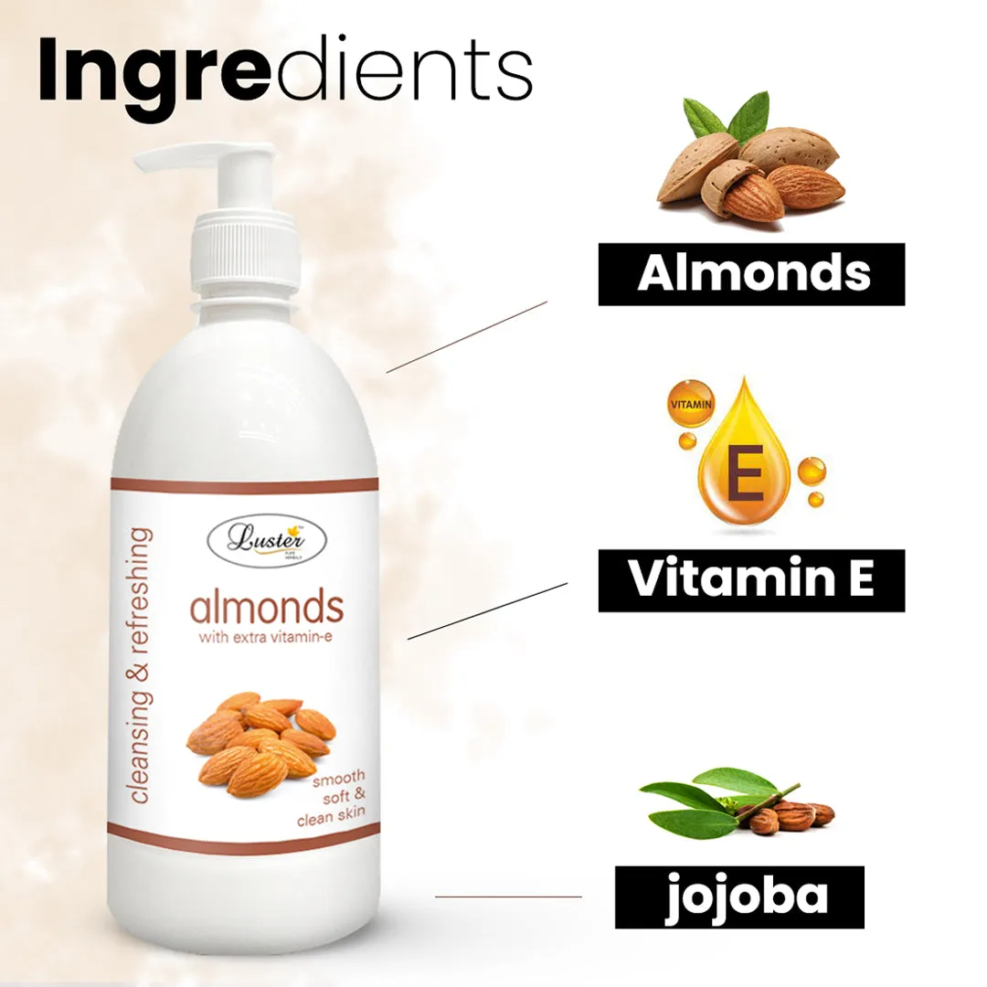 Luster Almond Nourishing Cleansing Milk - 500ml