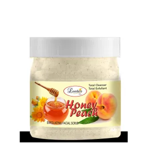 Luster Honey Peach Face & Body Cream Scrub (Paraben & Sulfate Free)-500ml