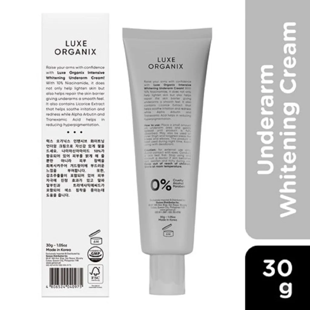 Luxe Organix Intensive Whitening Underarm Cream 40