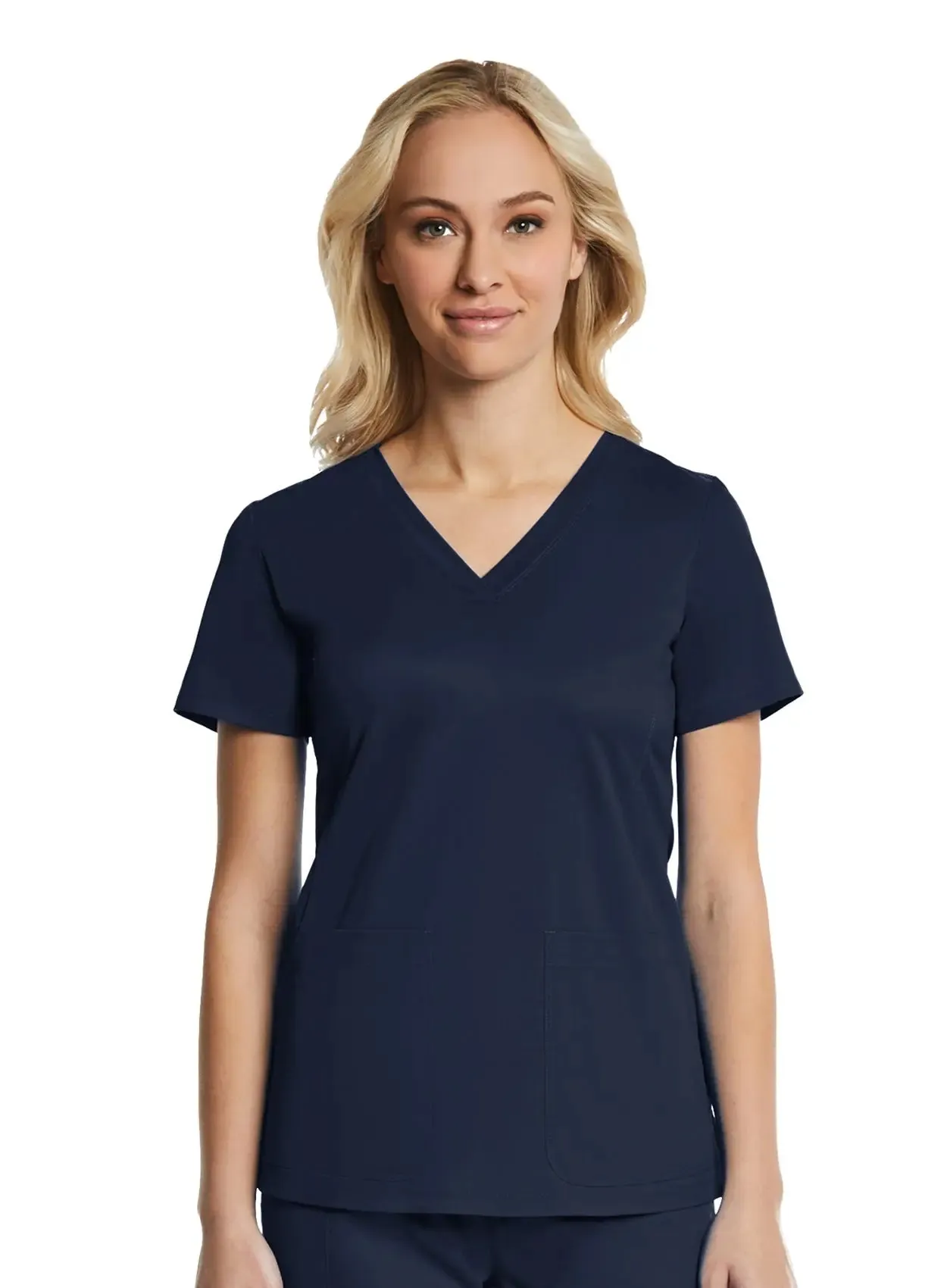 Maevn Sporty & Comfy Multi Pocket V-neck Top