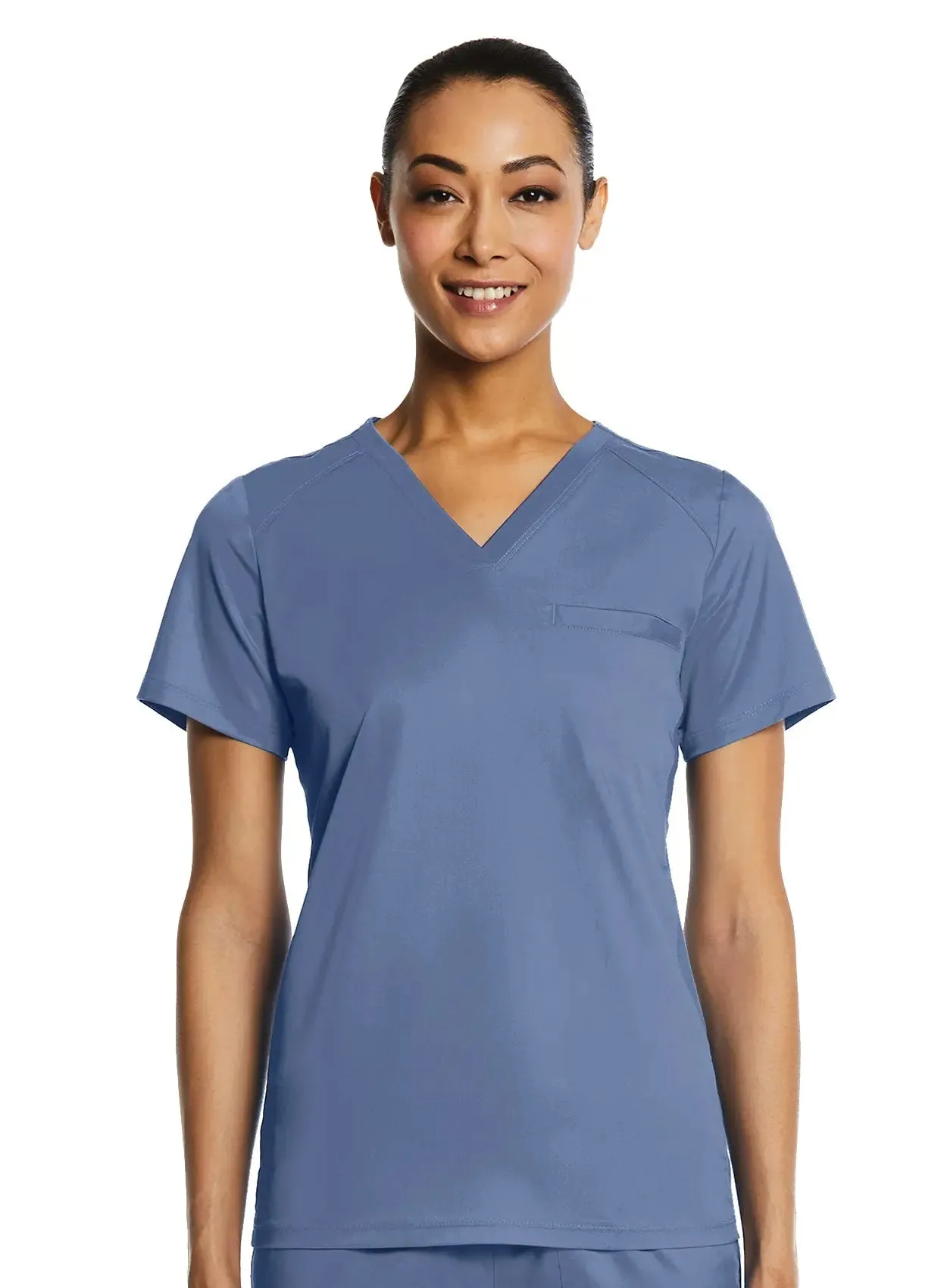 Maevn Sporty V-neck Top