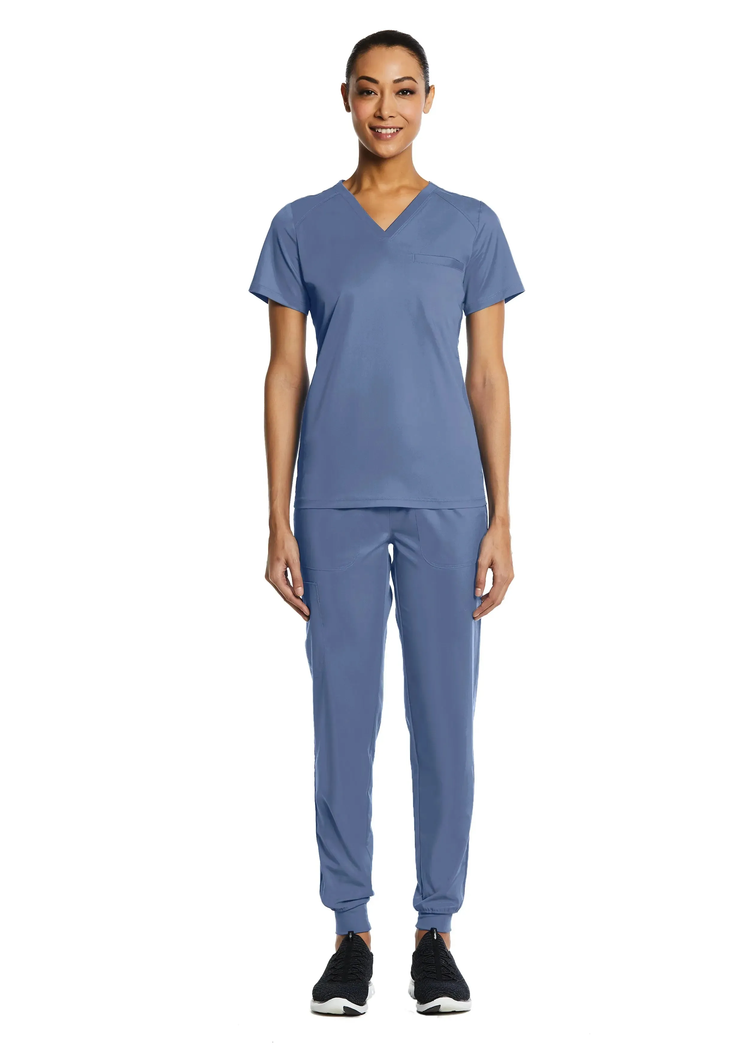 Maevn Sporty V-neck Top