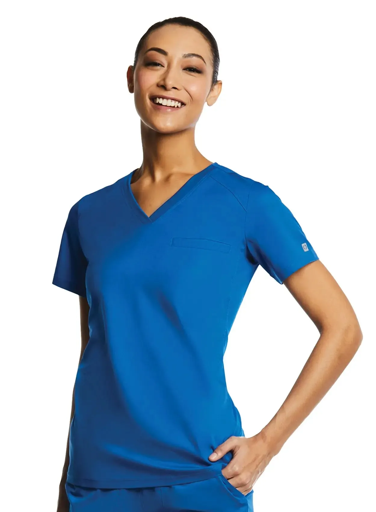 Maevn Sporty V-neck Top