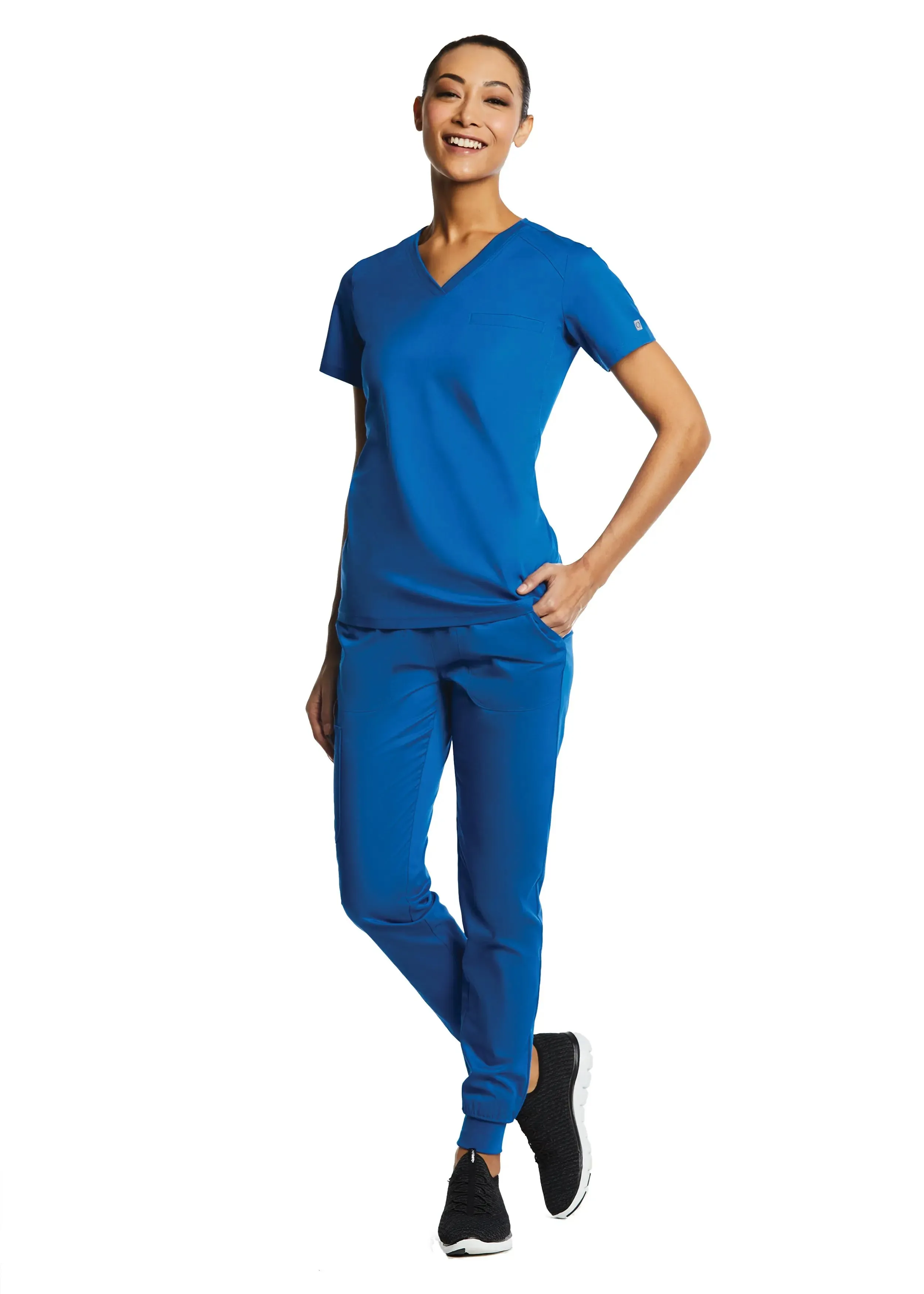 Maevn Sporty V-neck Top