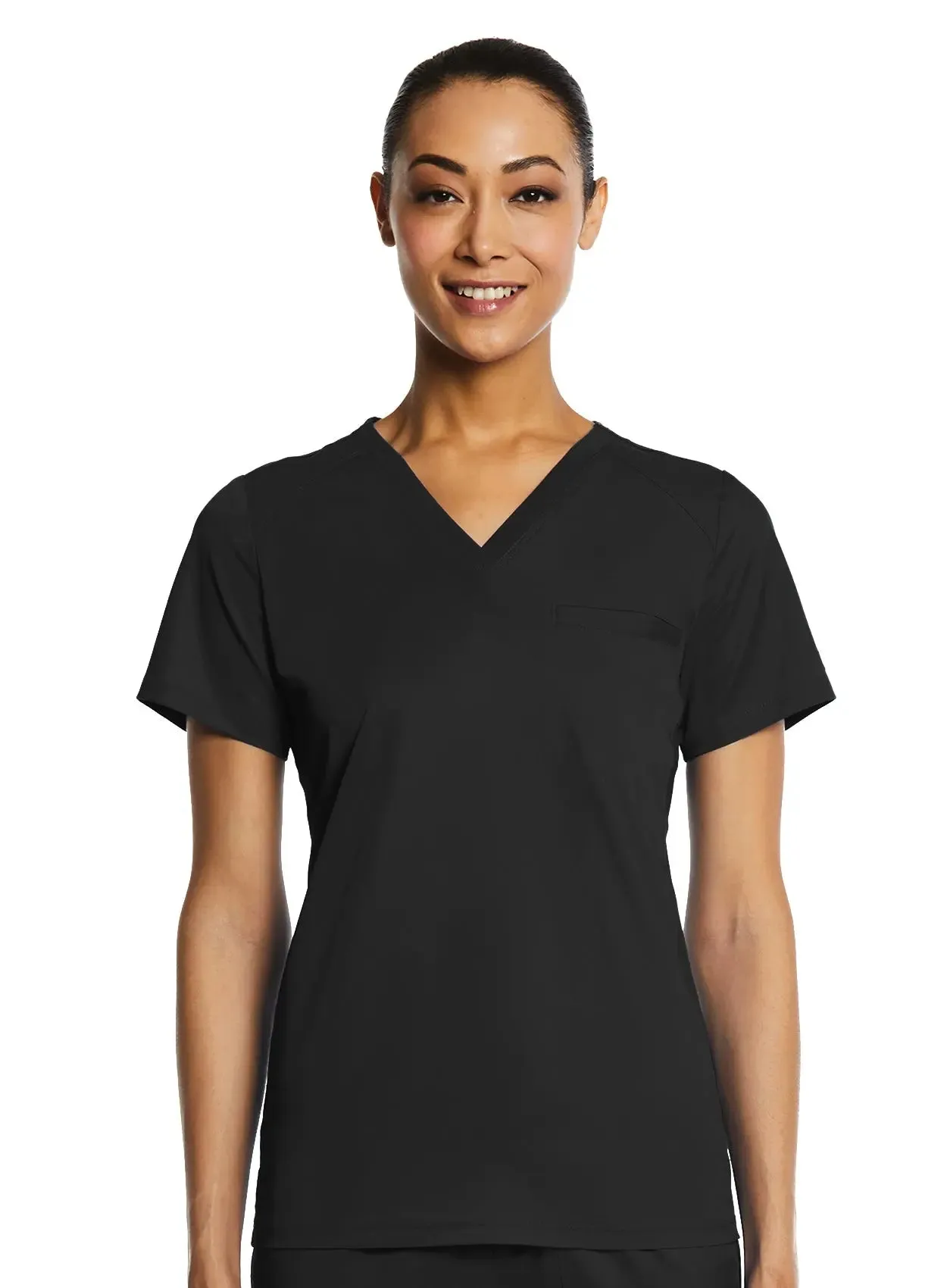 Maevn Sporty V-neck Top