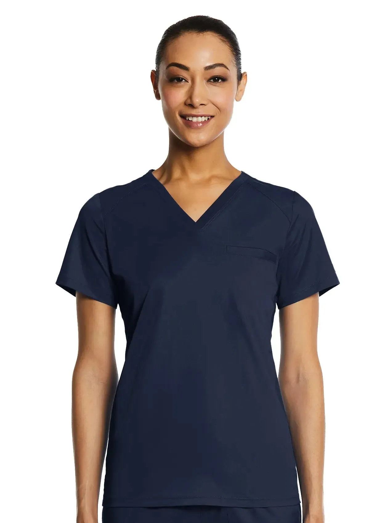 Maevn Sporty V-neck Top