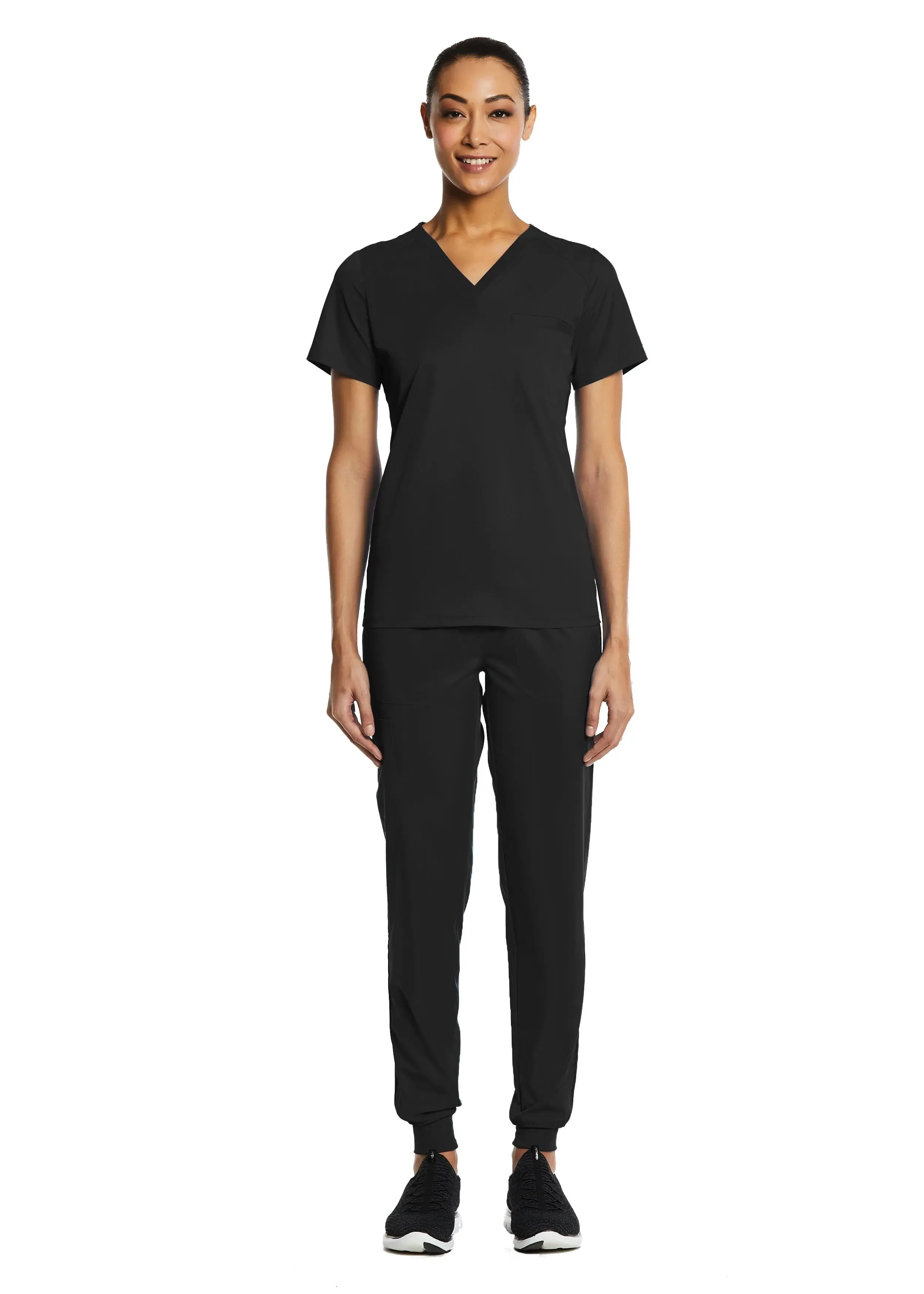 Maevn Sporty V-neck Top
