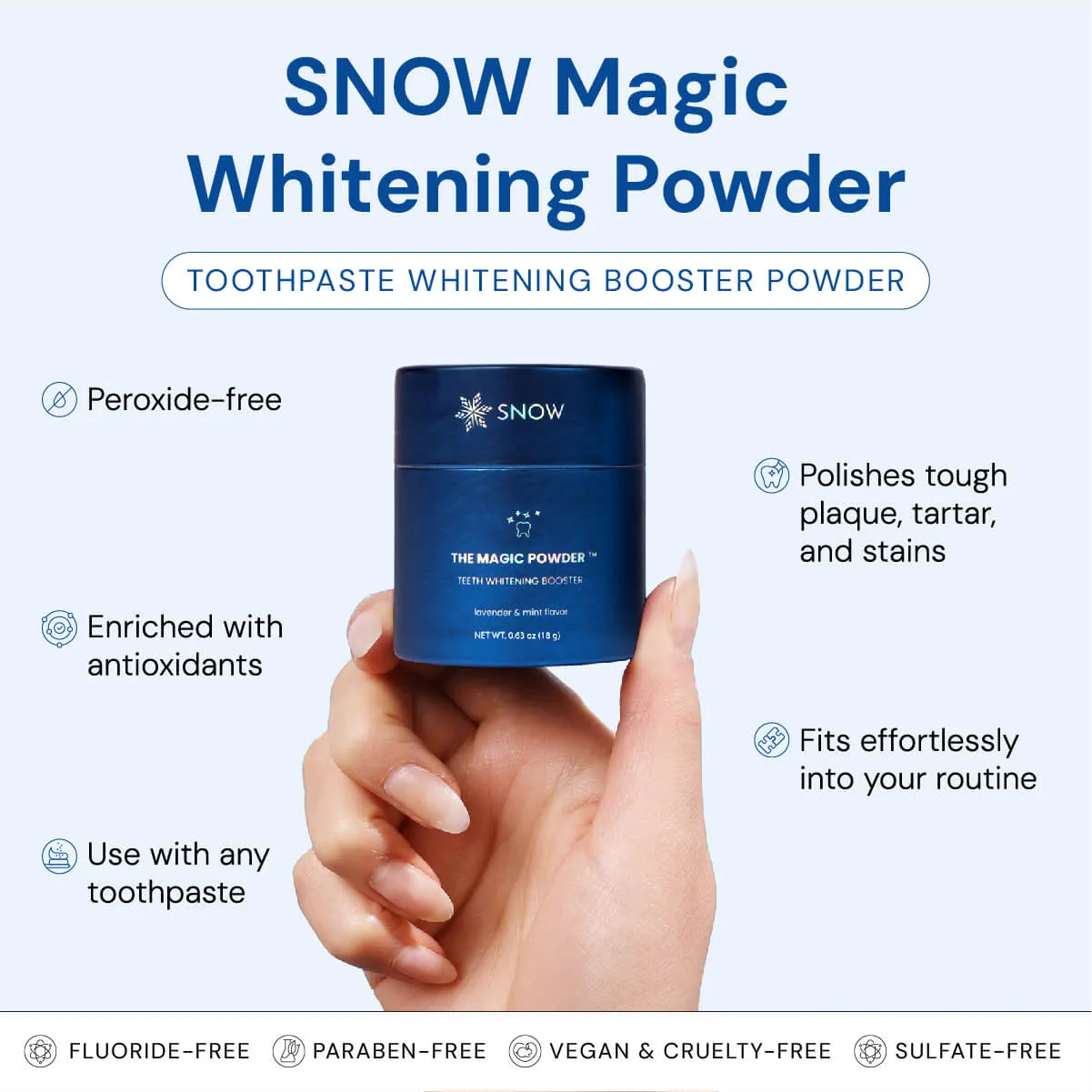 Magic Toothpaste Whitening Booster Powder (B2B)