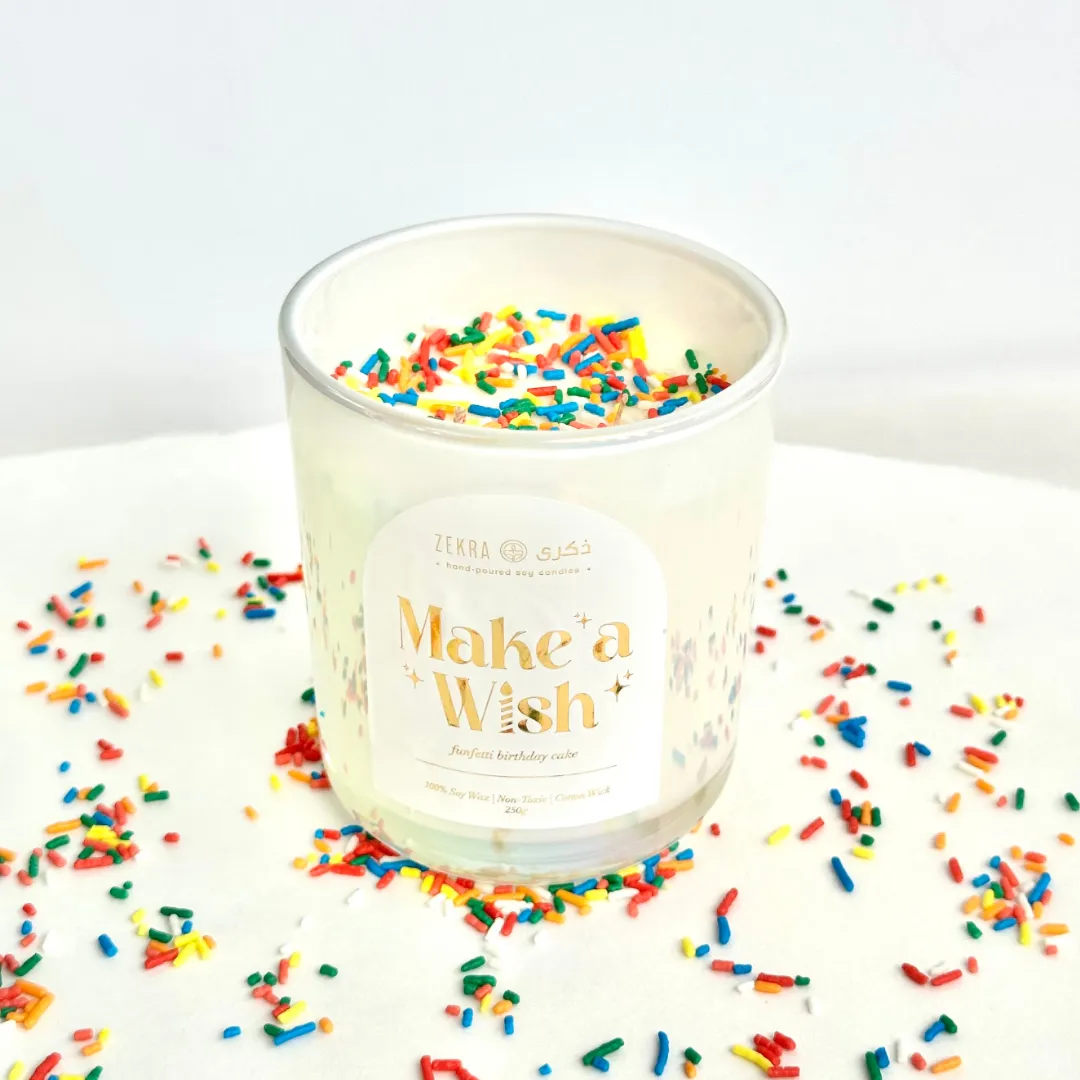 'Make A Wish' Birthday Candle