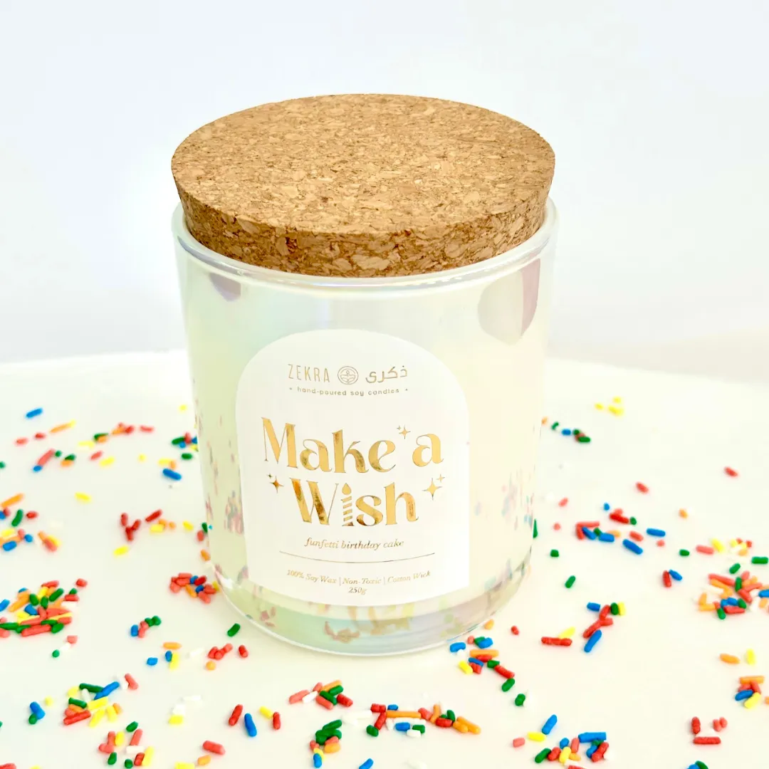 'Make A Wish' Birthday Candle