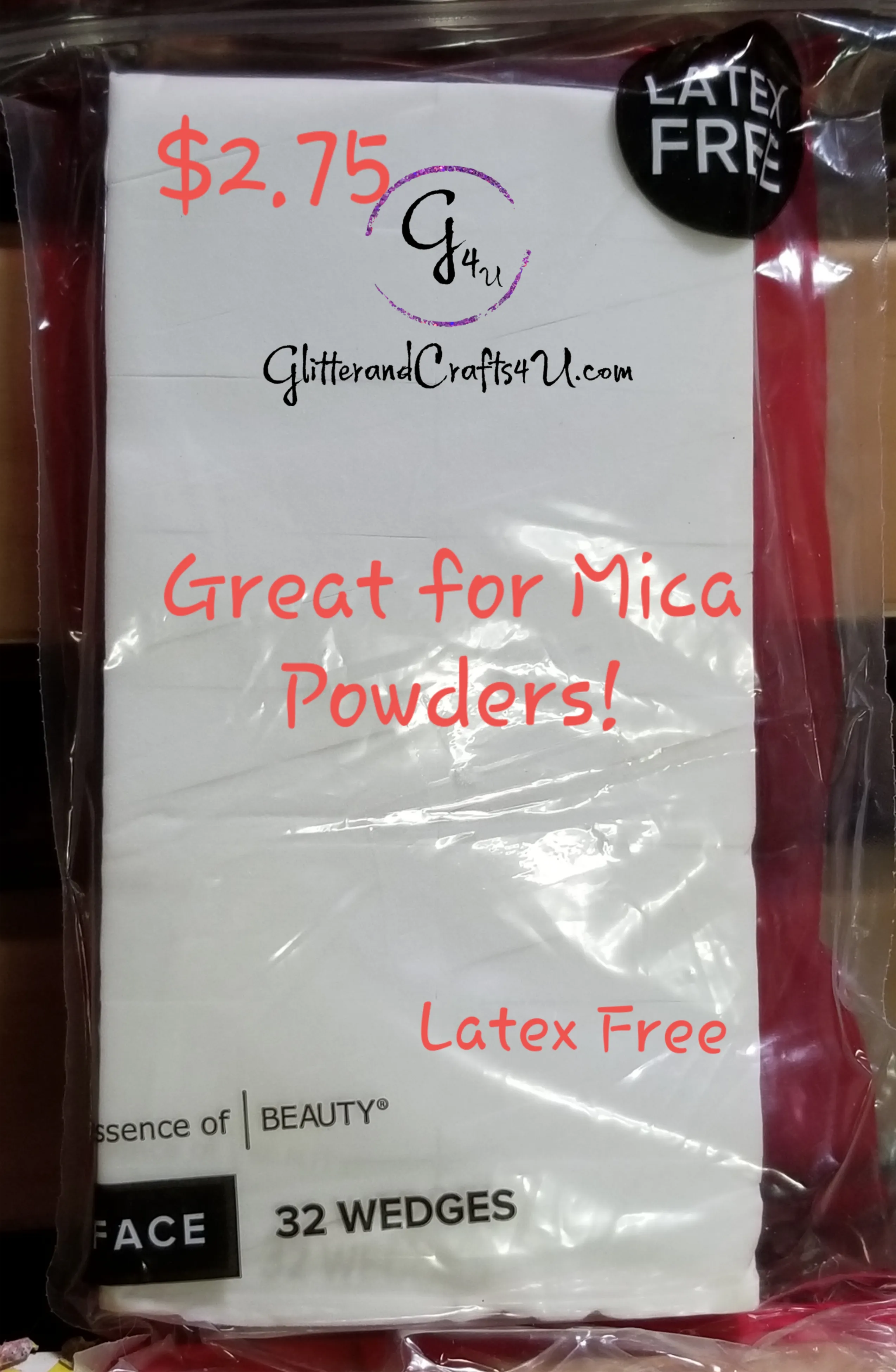 MakeUp Sponge Wedges - Great for Mica, Chameleon & Micro Dust