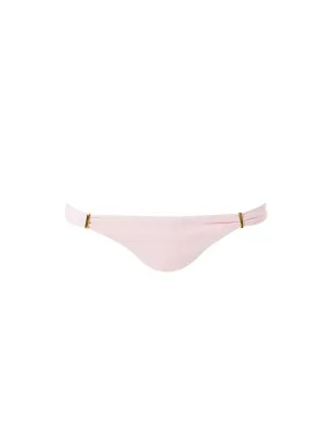 Martinique Ribbed Blush Bikini Bottom